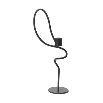 Valse ljusstake high - Black - Ferm Living