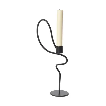 Valse ljusstake high - Black - Ferm Living