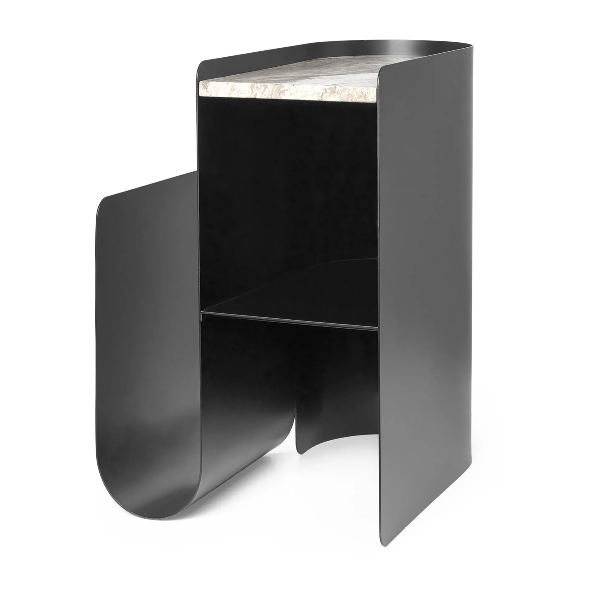 Vault sidobord 40,2x33,4x50 cm, Black Ferm Living