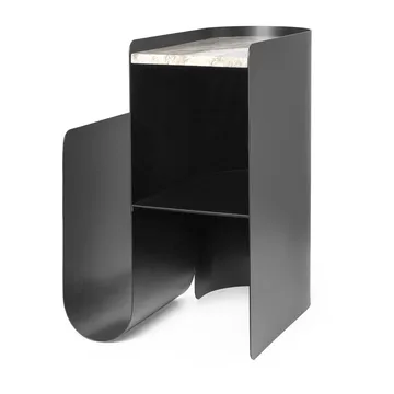 Vault sidobord 40,2x33,4x50 cm - Black - Ferm Living