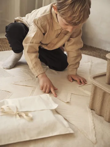 Vela Star julgransmatta - Natural - Ferm Living