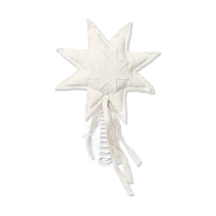 Vela Star Treetopper toppstjärna - Natural - Ferm Living