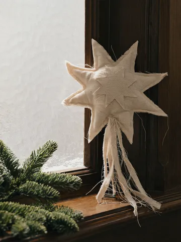 Vela Star Treetopper toppstjärna - Natural - Ferm Living