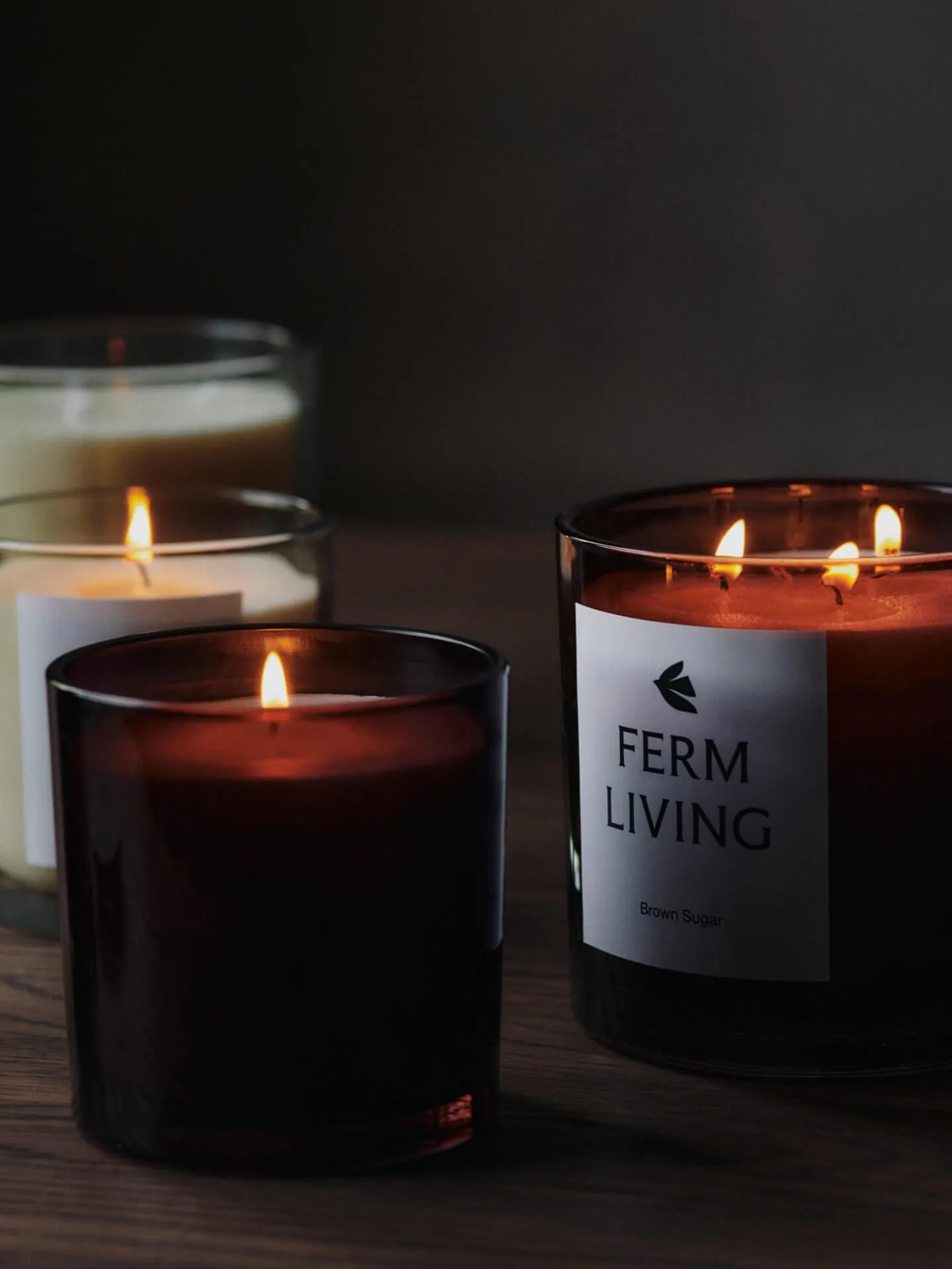 Vitto doftljus 50 h, Dark Grape Ferm Living