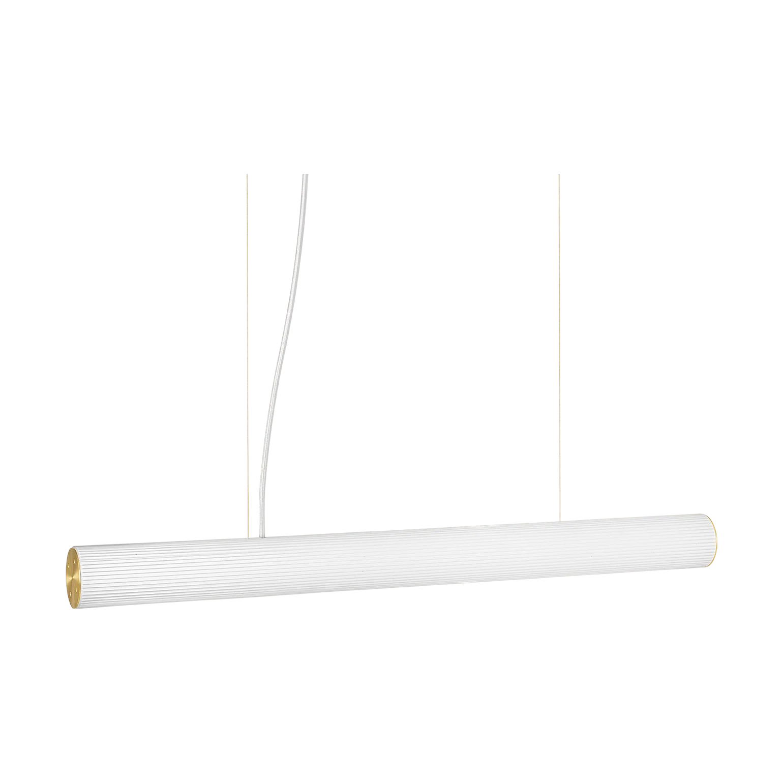 Vuelta pendel II 100, White-brass Ferm Living