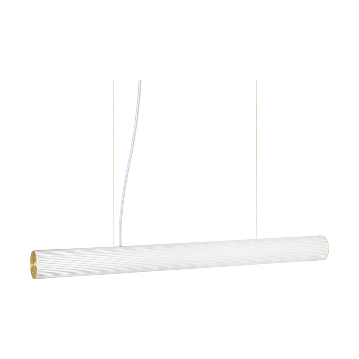 Vuelta pendel II 100 - White-brass - Ferm Living