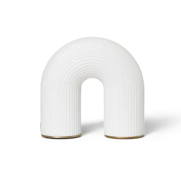 Vuelta portable bordslampa - White - Ferm Living