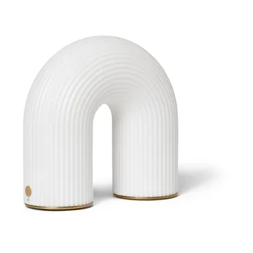 Vuelta portable bordslampa - White - Ferm Living