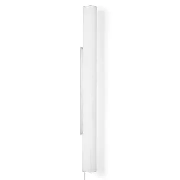 Vuelta vägglampa 100 cm - Vit-rostfritt stål - Ferm Living