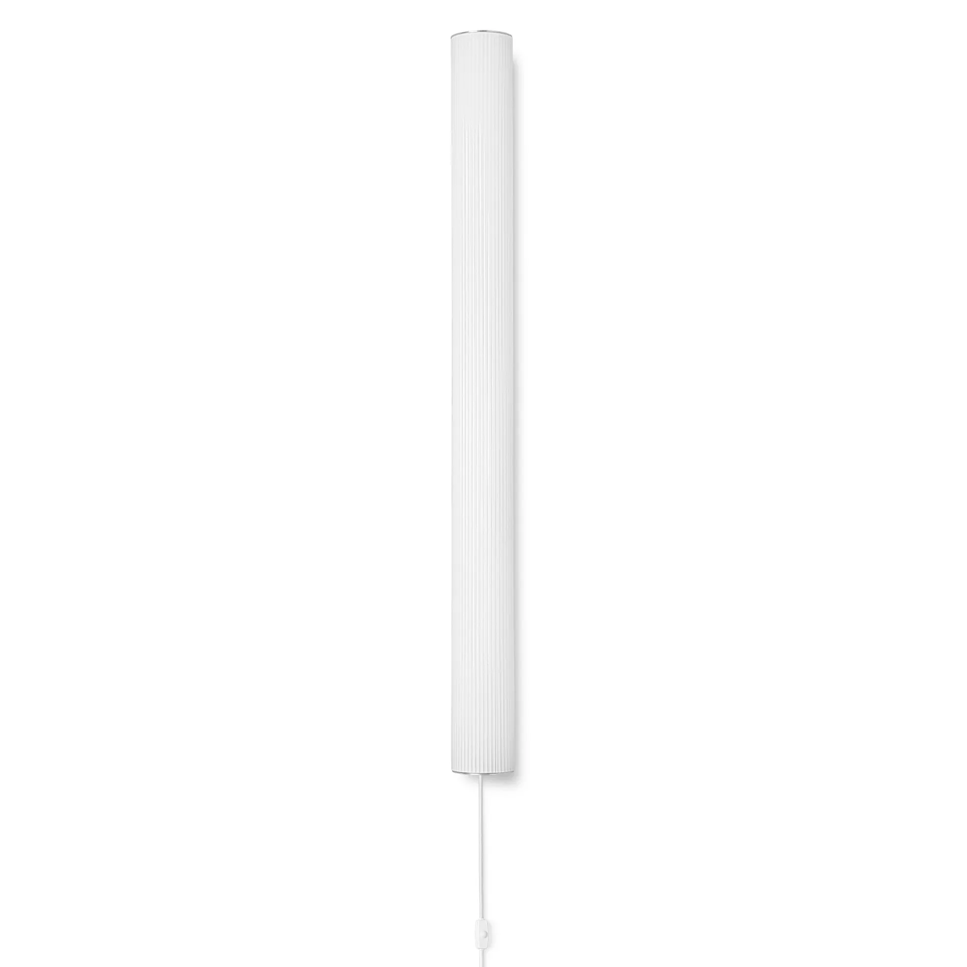 Vuelta vägglampa 100 cm, Vit-rostfritt stål Ferm Living
