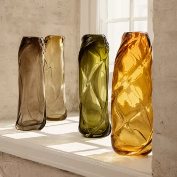 Water Swirl vas - Amber - Ferm Living