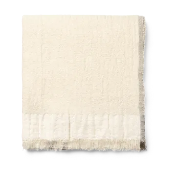 Weaver pläd 120x170 cm - Off-white - Ferm Living