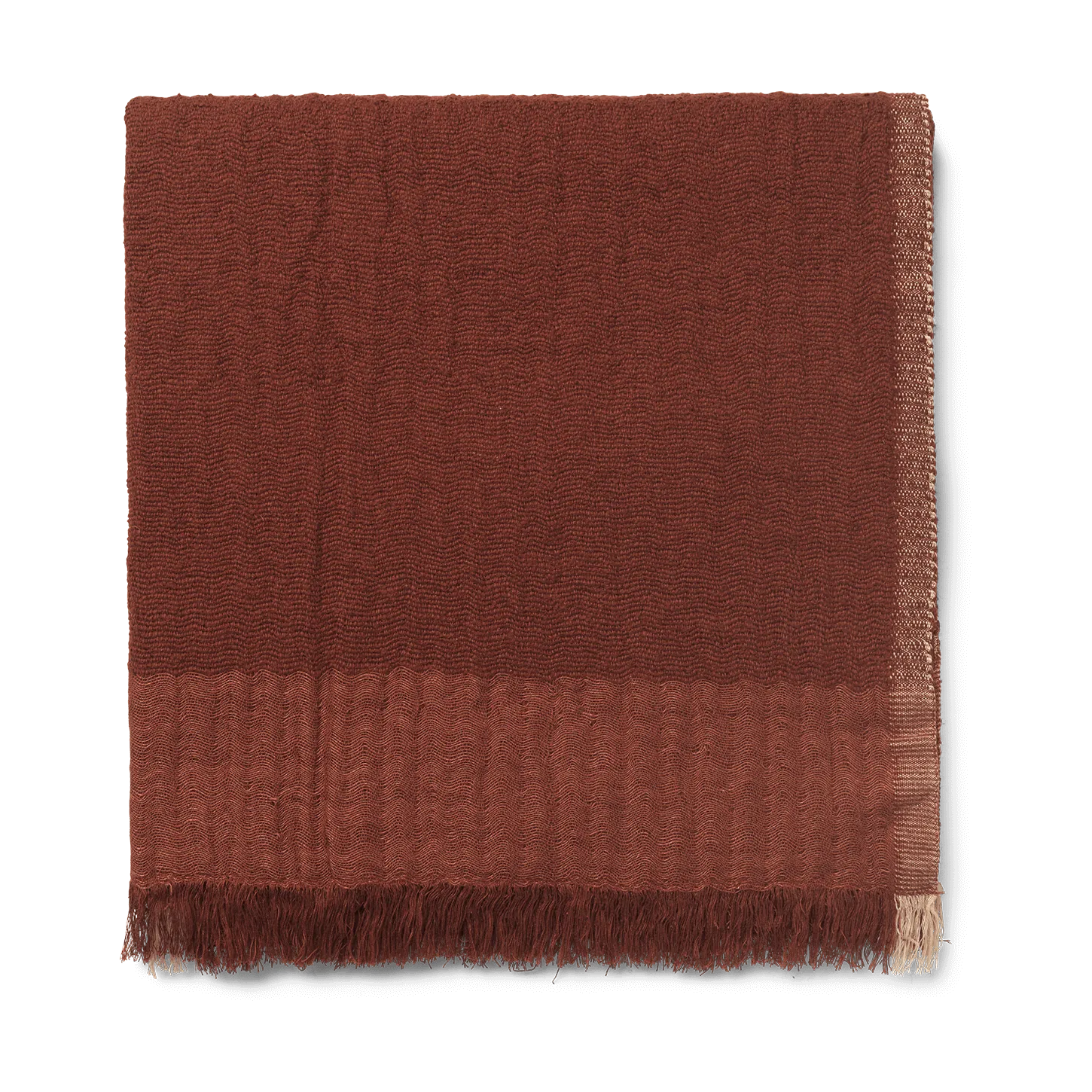 Weaver pläd 120x170 cm, Red Brown Ferm Living