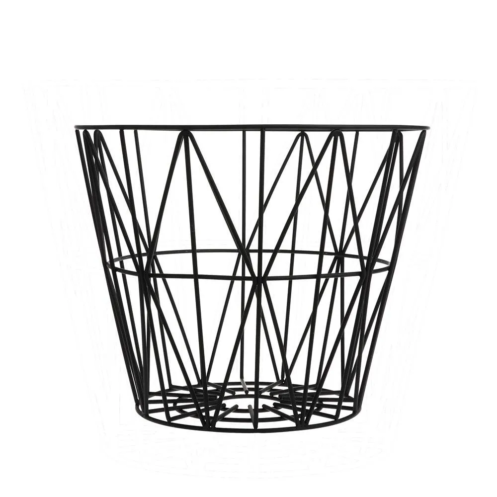 Wire korg svart, small Ferm Living