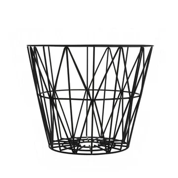 Wire korg svart - small - Ferm Living