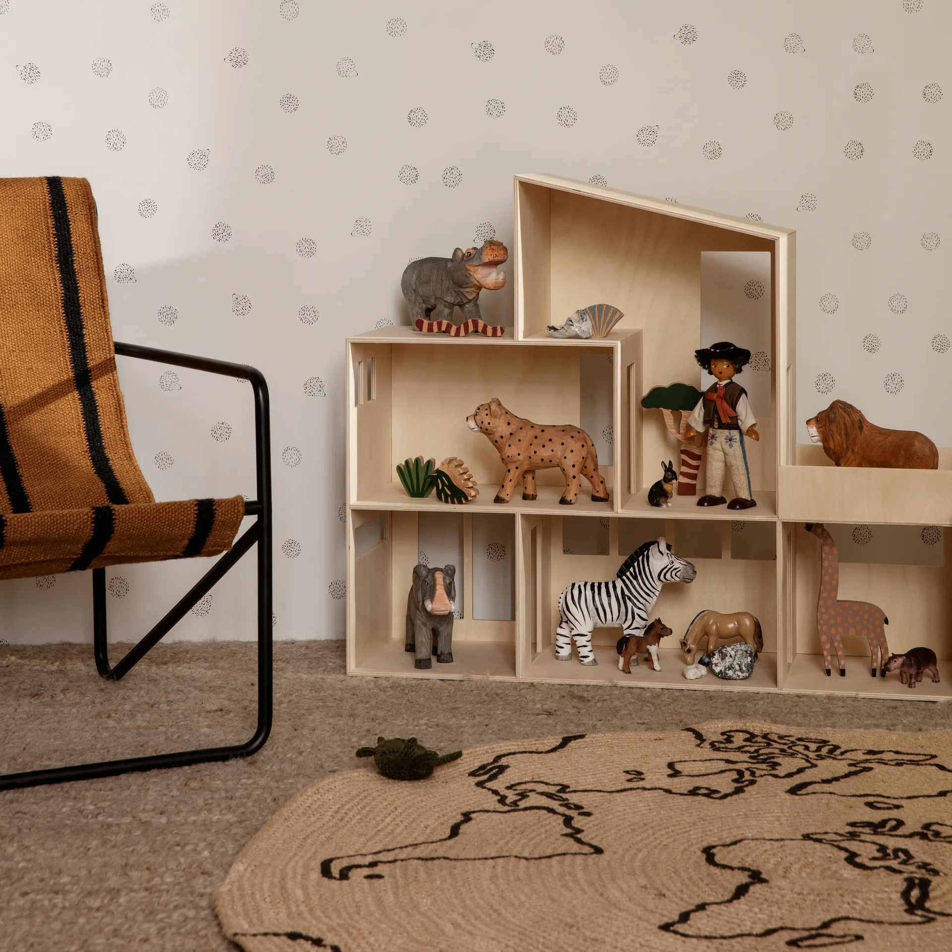 World jutematta small, Beige Ferm Living