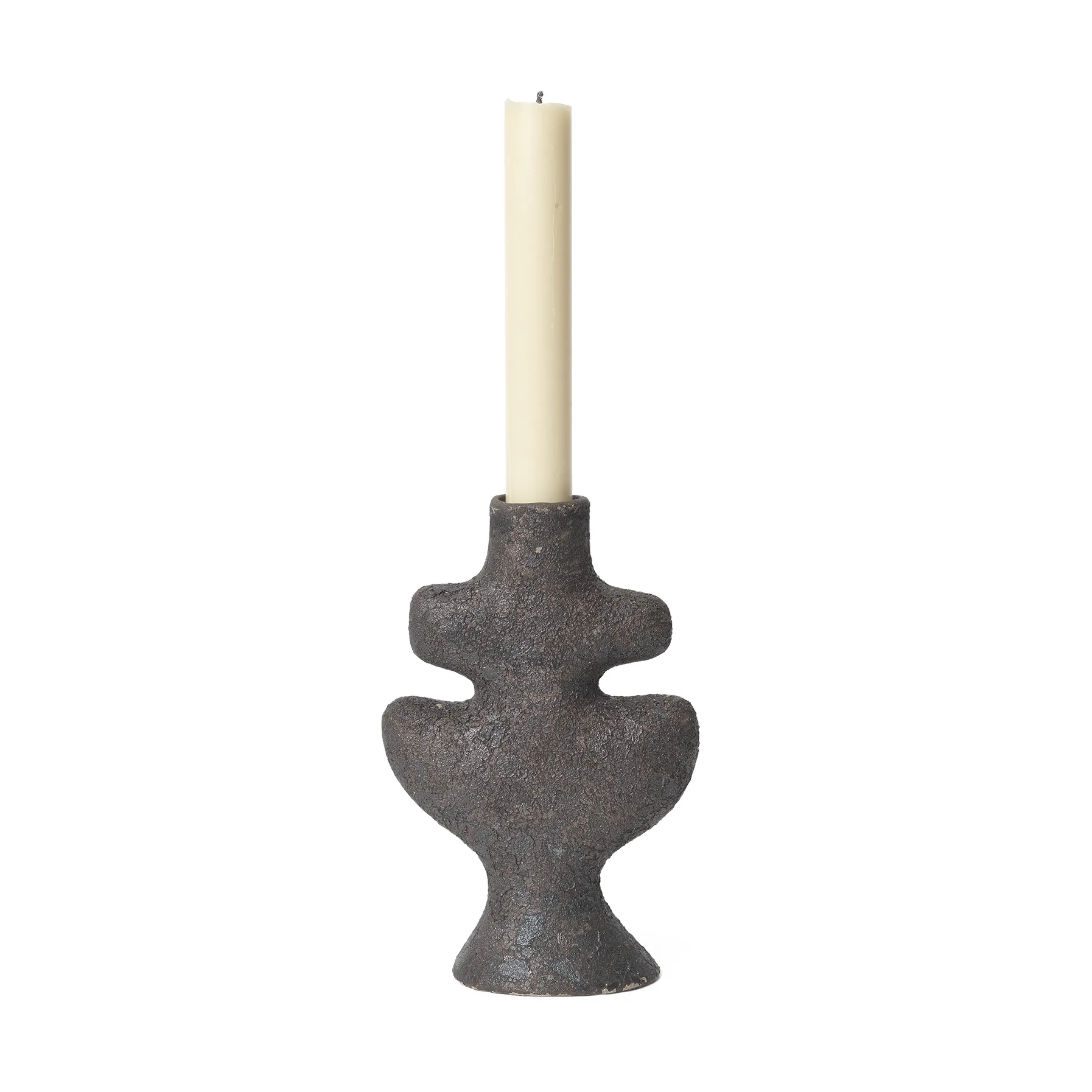 Yara ljusstake small, Rustic Iron Ferm Living