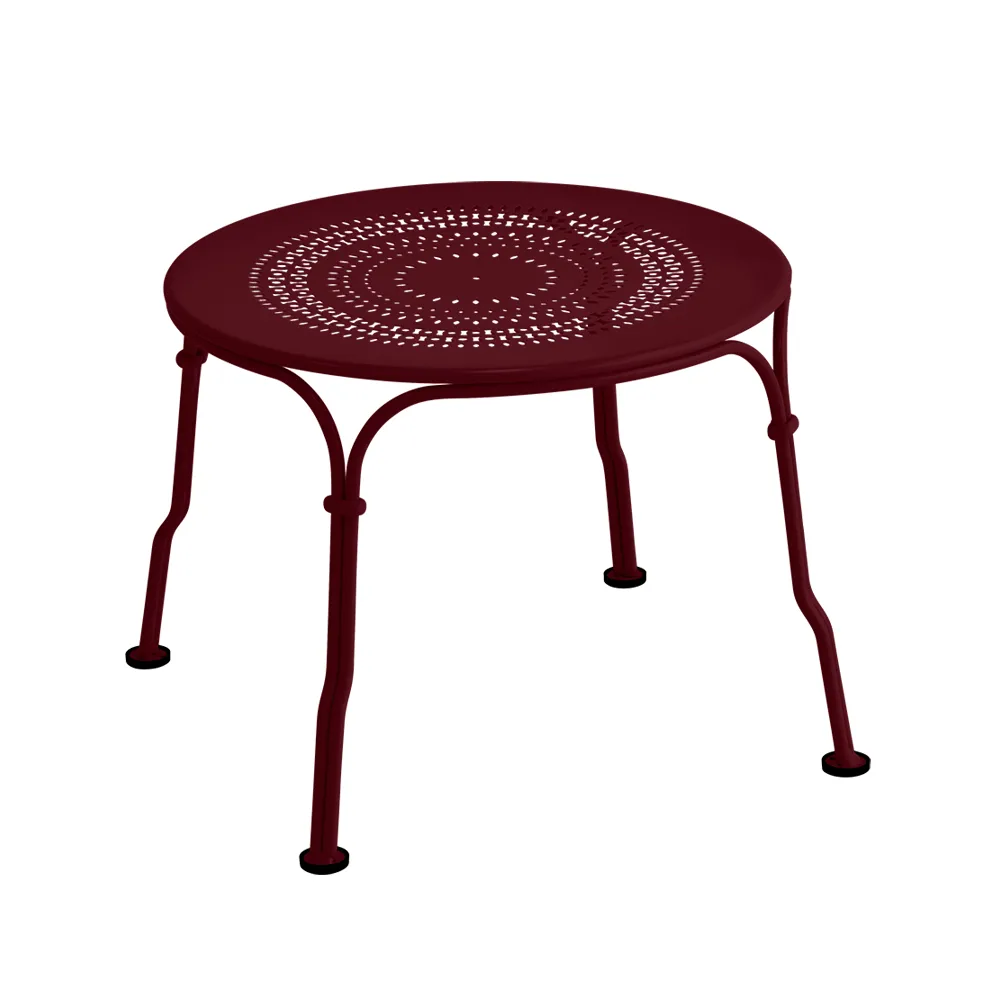 1900 bord lågt, Black cherry (vinröd) Fermob