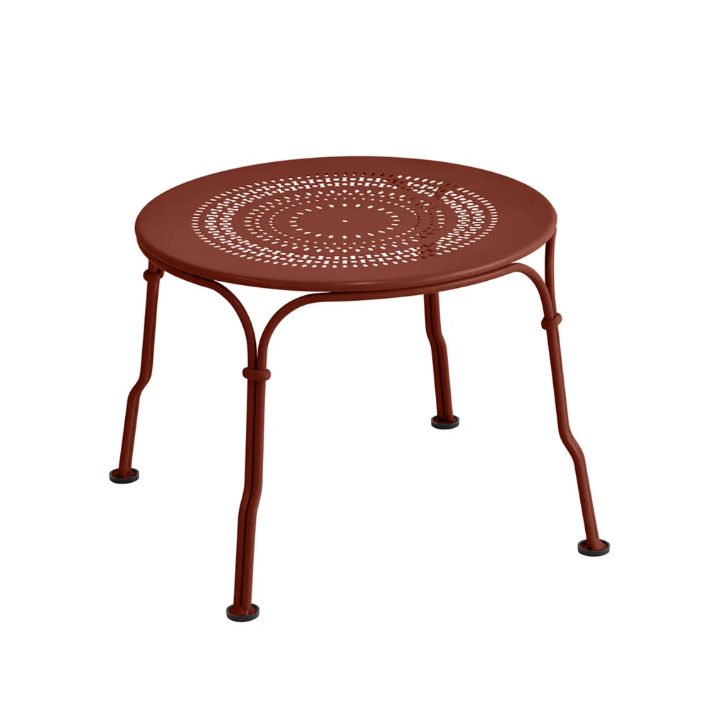 1900 bord lågt, Red ochre (röd) Fermob