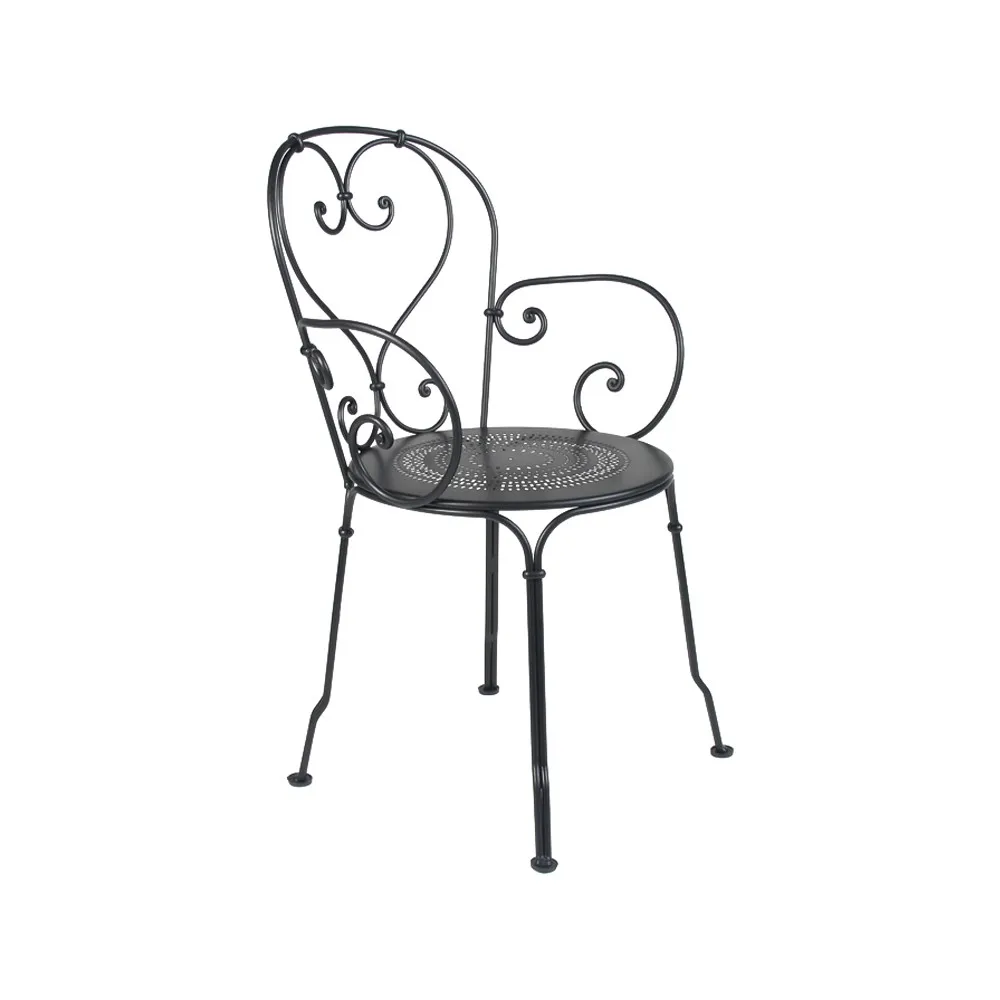 1900 karmstol, Liquorice (svart) (svart) Fermob