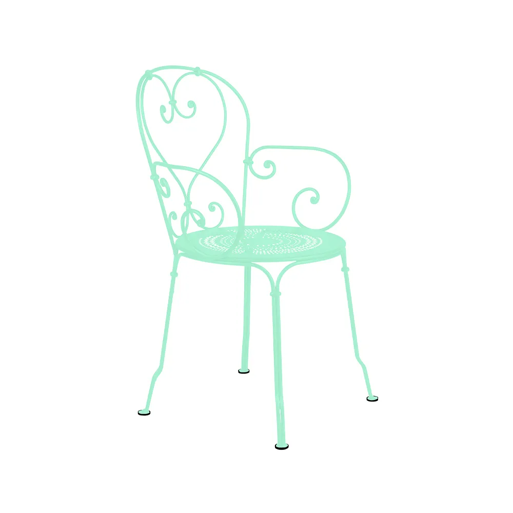 1900 karmstol, Opaline green (grön) Fermob