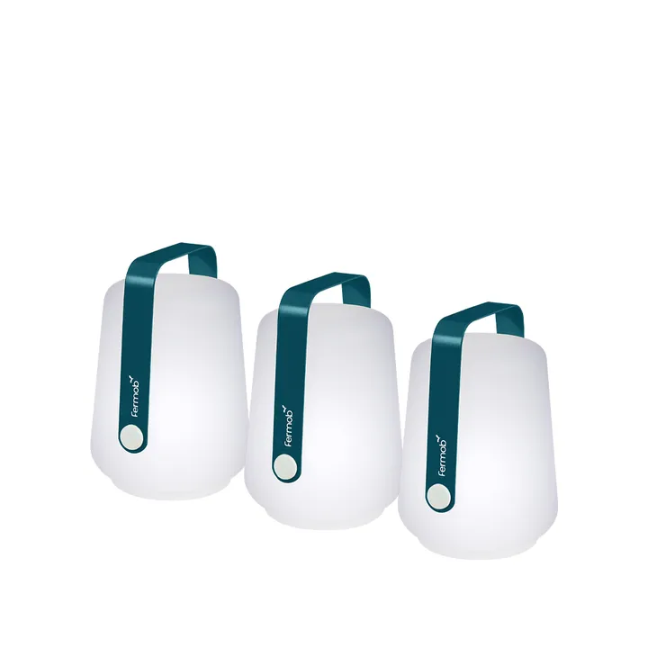 Balad bordslampa LED 3-pack - Acapulco blue (blå)-mini - Fermob
