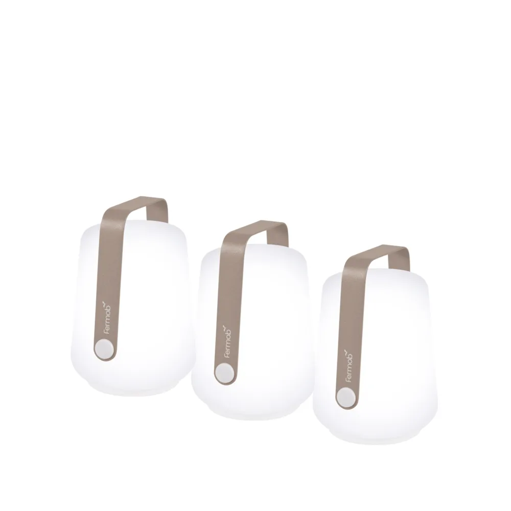 Balad bordslampa LED 3-pack, Nutmeg (beige)-mini Fermob