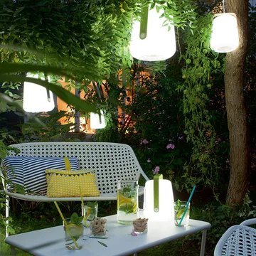 Balad portabel bordslampa LED - Acapulco blue (blå)-stor - Fermob
