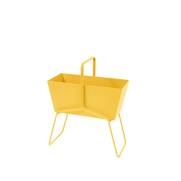 Basket high planteringsbox - Honey (gul) - Fermob