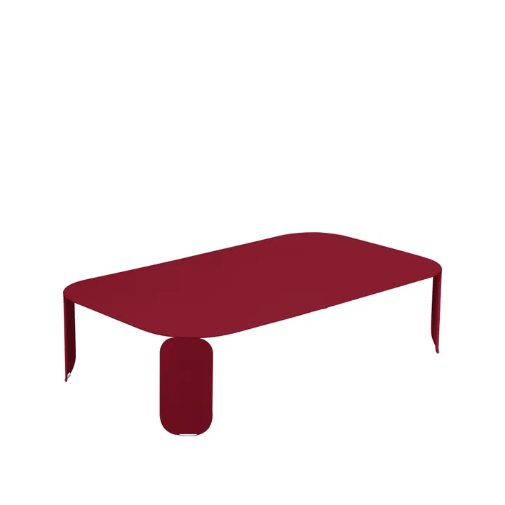 Bebop bord 120x70 cm - Chili (röd), h.29 cm - Fermob