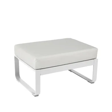 Bellevie 1-sits fotpall - Cotton white (vit), off-white dyna - Fermob