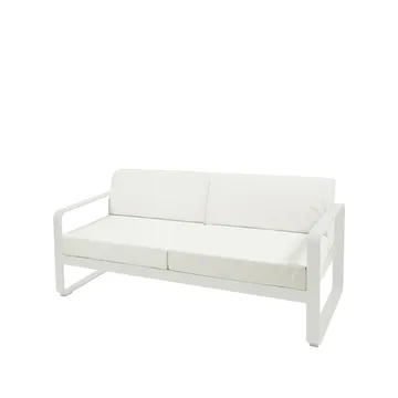 Bellevie 2-sits soffa - Cotton white (vit), off-white dyna - Fermob