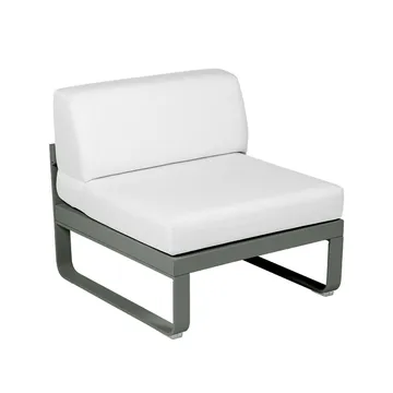 Bellevie Central modulsoffa - Rosemary (grön)-off-white dyna-1-sits - Fermob