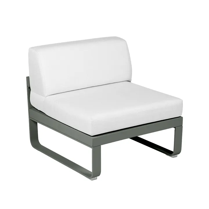 Bellevie Central modulsoffa - Rosemary (grön)-off-white dyna-1-sits - Fermob