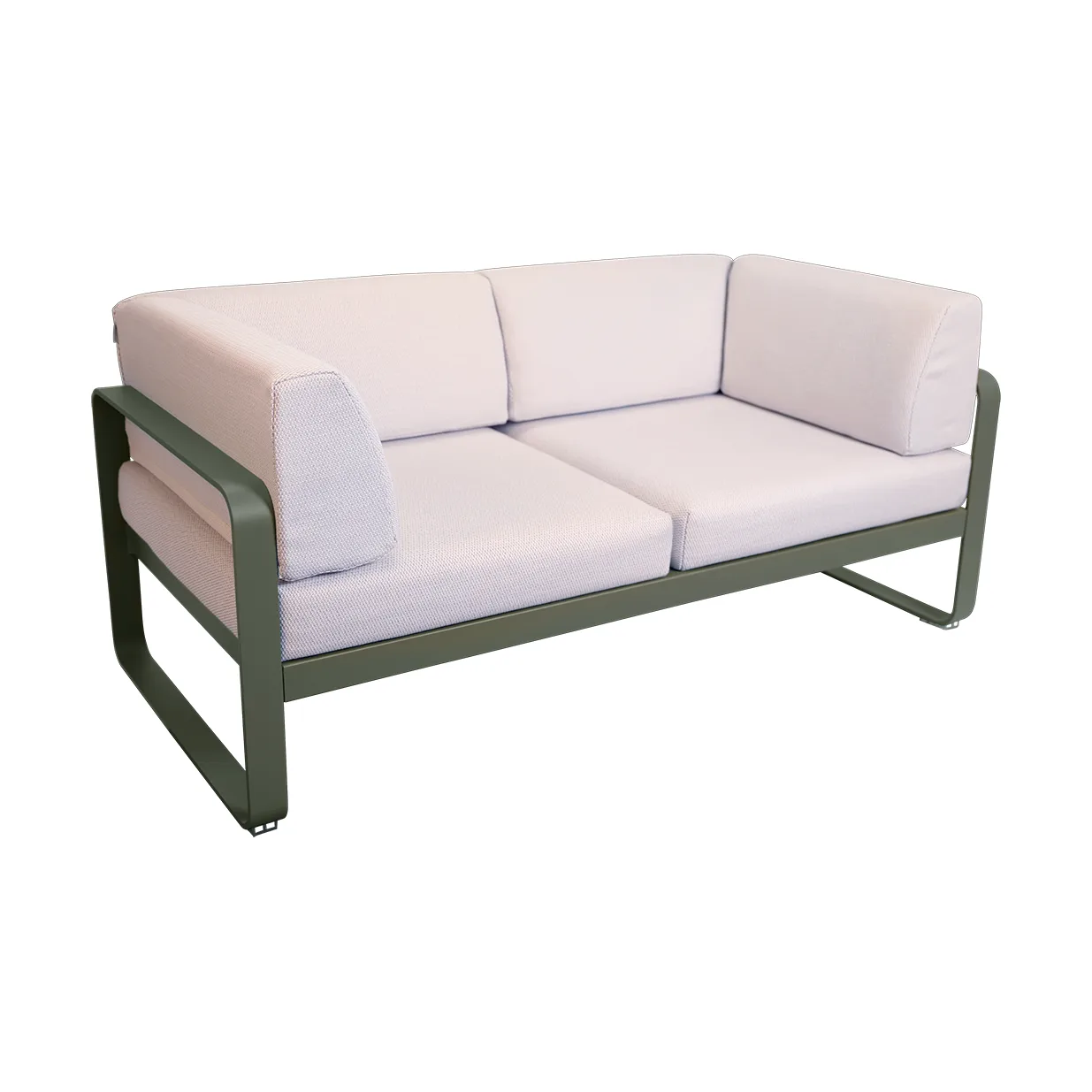 Bellevie Club 2-sits soffa, Rosemary (grön)-pearl Fermob