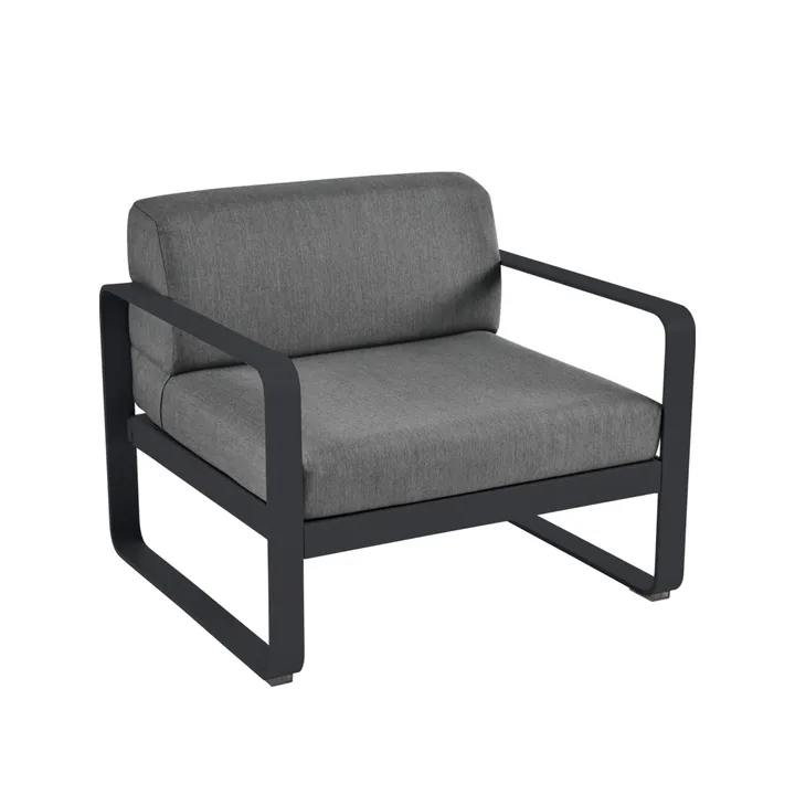 Bellevie fåtölj - Anthracite (grå), graphite grey dyna - Fermob