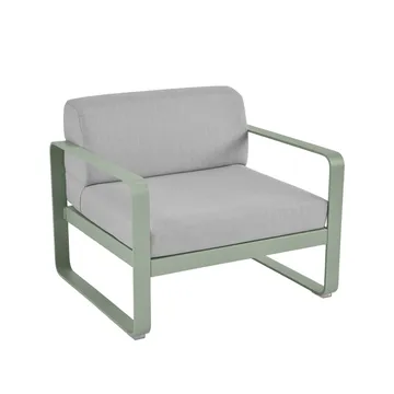Bellevie fåtölj - Cactus (grön), flannel grey dyna - Fermob