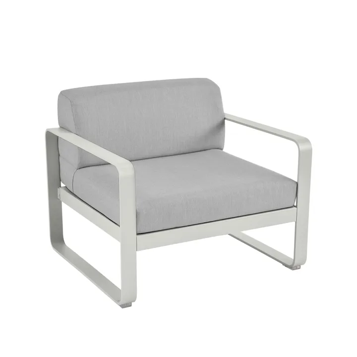 Bellevie fåtölj - Clay grey (grå), flannel grey dyna - Fermob