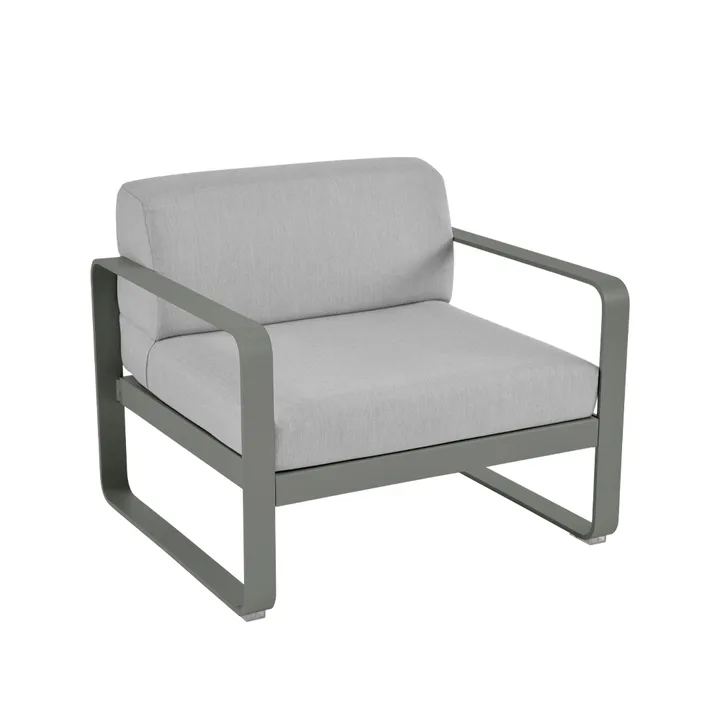 Bellevie fåtölj - Rosemary (grön), flannel grey dyna - Fermob