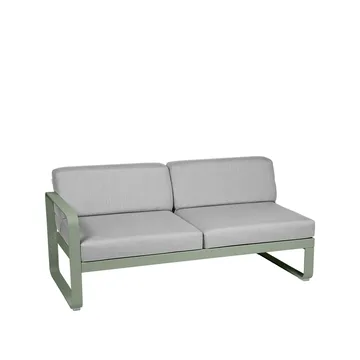 Bellevie Left modulsoffa - 2-sits Cactus (grön), flannel grey dyna - Fermob