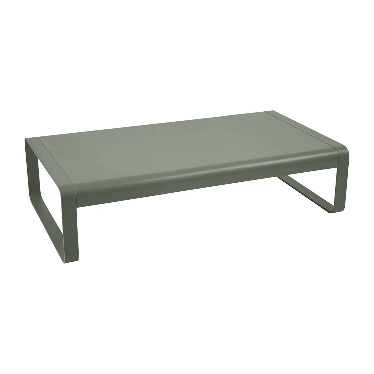 Bellevie low loungebord 138x80x36 cm, Rosemary (grön) Fermob