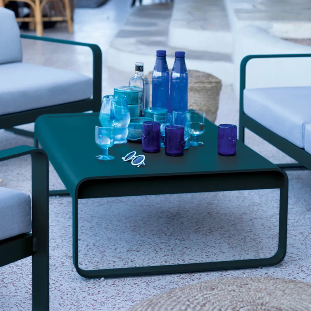Bellevie soffbord lågt, Cedar green (grön) Fermob