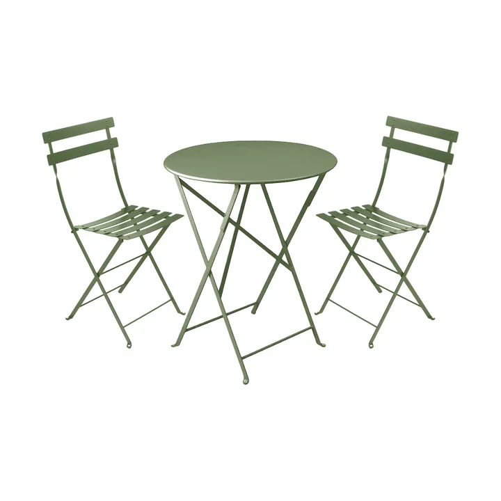 Bistro matgrupp 2 stolar Ø60 cm cactus - Fermob