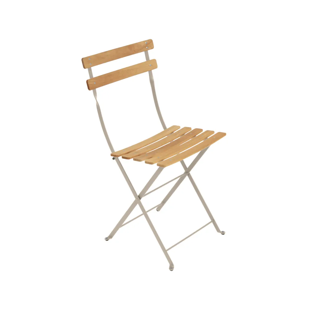 Bistro Natural stol, Nutmeg (beige), oljad bok Fermob
