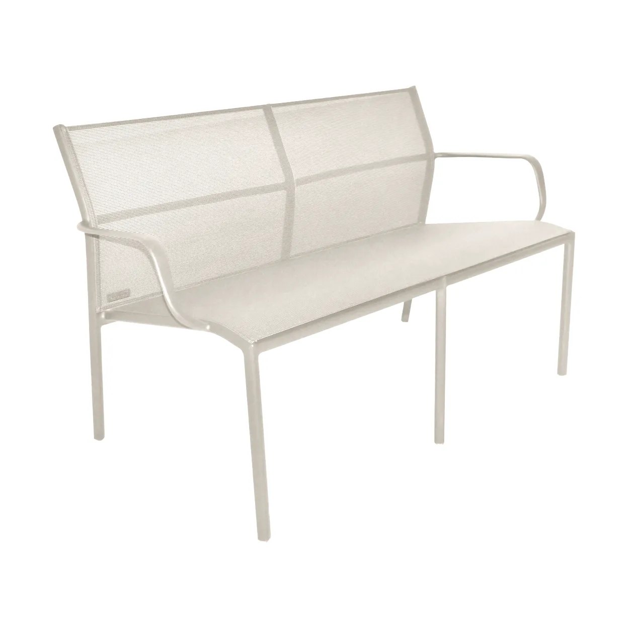 Cadiz bänk 2-sits, Clay grey (grå) Fermob