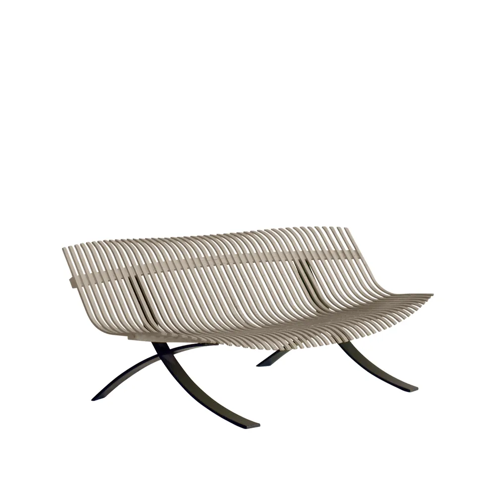 Charivari bänk, Nutmeg (beige) Fermob