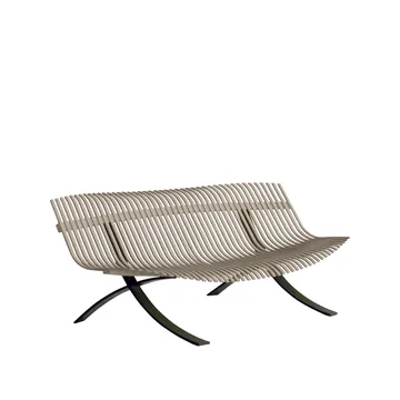 Charivari bänk - Nutmeg (beige) - Fermob