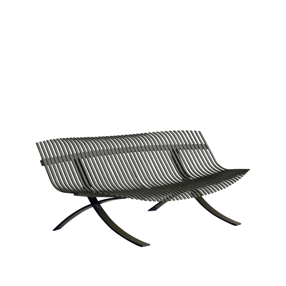Charivari bänk, Rosemary (grön) Fermob