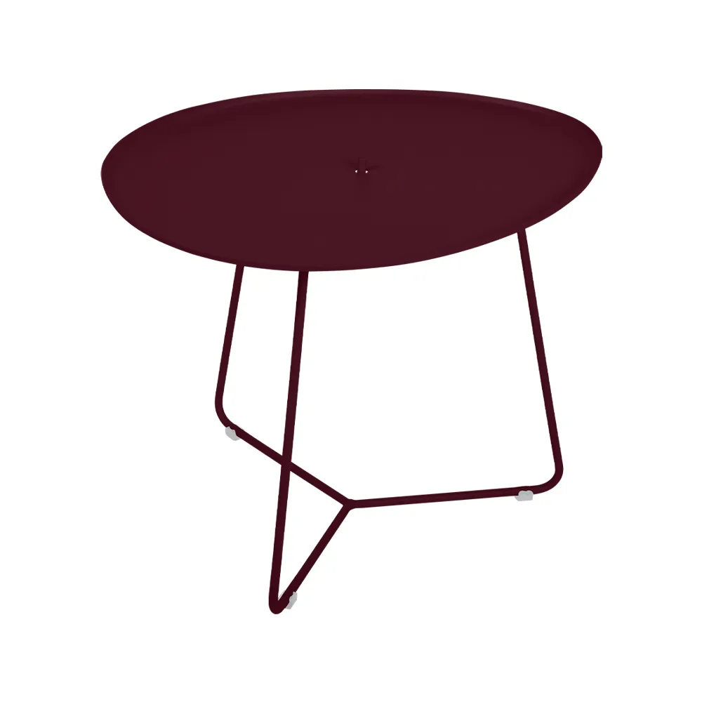 Cocotte bord lågt, Black cherry (vinröd) Fermob