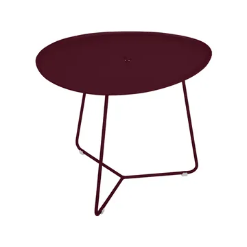 Cocotte bord lågt - Black cherry (vinröd) - Fermob